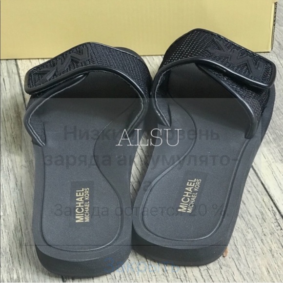 Michael Kors Palmer Slide Mirror Metallic Black W - Picture 6 of 7